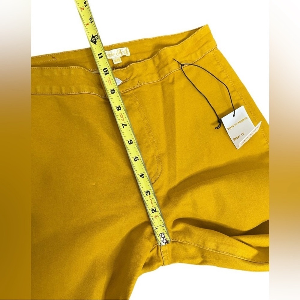 Home Folk Women's Mustard High Rise Flare Jeans - Picture 9 of 13